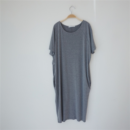 Gray Simple Dress