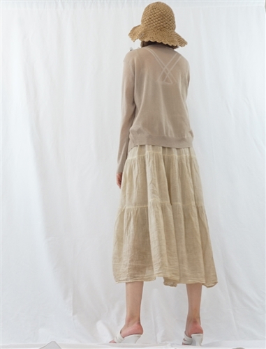 (Best; Back-Order; 2nd Reorder) Beige Summer Cancan Dress (ì•ˆê°ìžˆì–´ì„œ ë¹„ì¹˜ì§€ ì•Šì•„ìš”.) (will ship within 1~2 weeks)