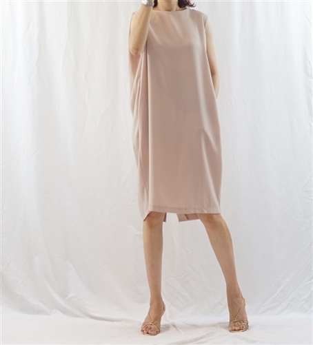 (Best; 2nd Reorder) Beige Luxe H Dress