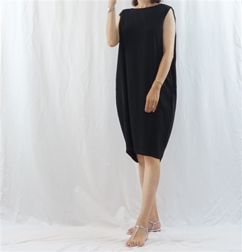 (Best; 2nd Reorder) Black Luxe H Dress