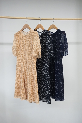 Reformation Dress (Mustard/Black/Navy) (S/M) (will ship within 1~2 weeks)