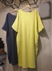 Emily Cotton 100 Dress (Yellow/Navy) (will ship within 1~2 weeks)