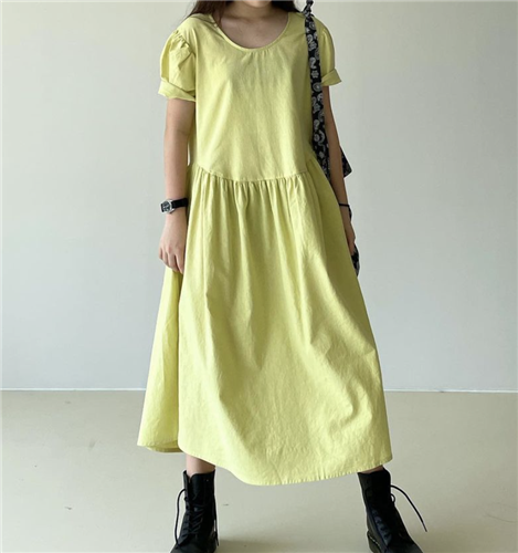 Lime Chloe Dress (will ship within 1~2 weeks)