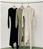 Lemaire Wrap Knit Dress (Ivory/Khaki/Black) (will ship within 1~2 weeks)