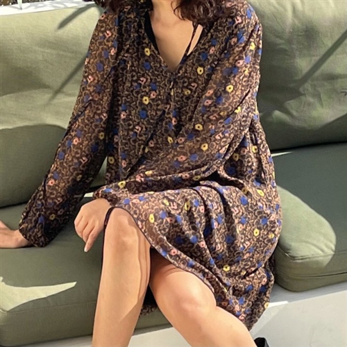 Brown Jimmer Dress (will ship within 1~2 weeks)