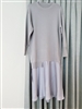 Elizabeth Gray Knit and Silky Dress (will ship within 1~2 weeks)