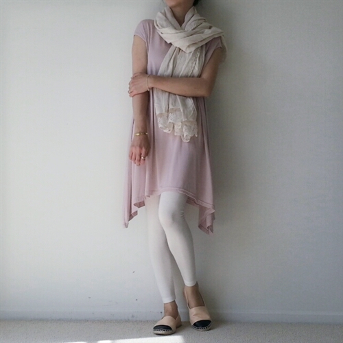 Silket Cotton Leggings (Ivory) (Very Long / Size 8ê¹Œì§€ ê°€ëŠ¥/ í‚¤í¬ì‹ ë¶„ë“¤ê»˜ë„ ì¢‹ì•„ìš”) (ì‹¤ì¼“ê°€ê³µ ì„¤ëª… ì°¸ì¡°)