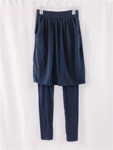 (Event; Final Sale) Navy Skirt Leggings 111