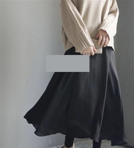 (~01/20) Kimo Chiffon Skirt Leggings (will ship within 1~2 weeks)