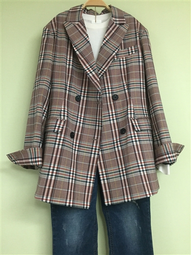 (Pre-Order) Red Black Label Luxury Check Jacket (will ship within 1~2 weeks)