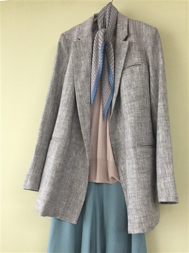 (Best; Back-Order; 2nd Reorder) Gray Herringbone Jacket (will ship within 1~2 weeks)