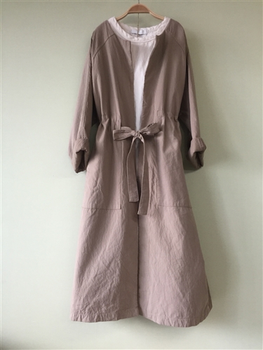 (Best; 2nd Reorder) Beige Washing Cotton 100 Coat