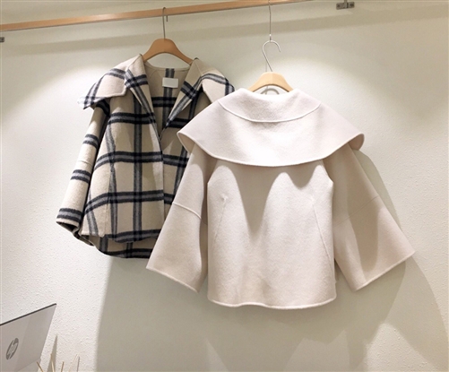 (~9/20) Handmade Celine Coat (Check/Ivory) (will ship within 1~2 weeks)