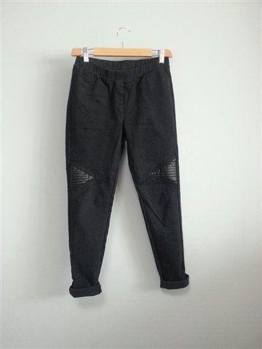 Black Skinny Kimo Pants (L)