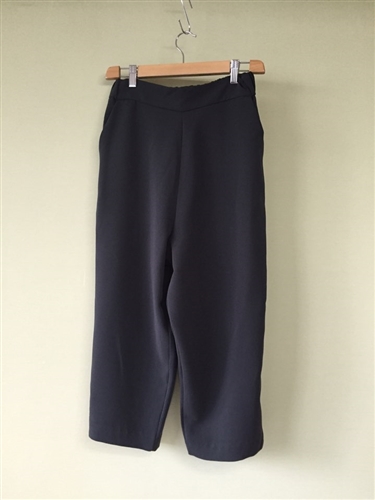 (Back-Order; 2nd Reorder) Formal Baggy Pants (Black/Charcoal) (will ship within 1~2 weeks)