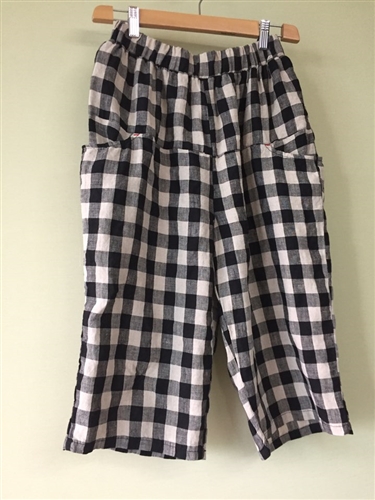 (3rd Reorder) Checked Linen Pants