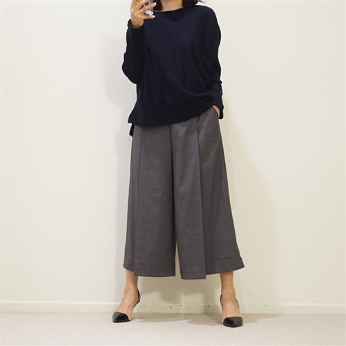 (3rd Reorder) Charcoal Chl** Formal Vent Skirt Pants 2 (Large)