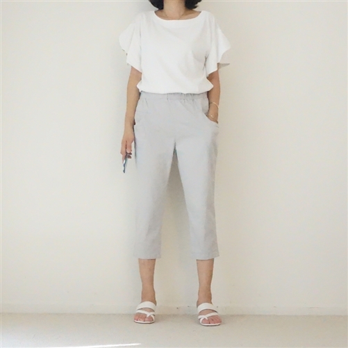 (3rd Reorder) Light Gray Clean Pants (8ë¶€) (M/L)