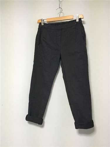 (Pre-Order) Charcoal Two Button Pants (Free/Large) (will ship within 1~2 weeks)