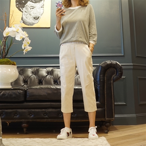 (Best; 3rd Reorder) Ivory Star Point Baggy Pants (7~8ë¶€)