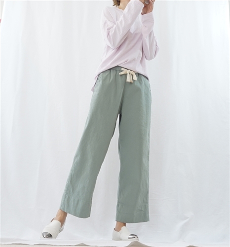 (Best; 2nd Reorder; Back-Order) Mint Spring Cotton Pants (S/M) (will ship within 1~2 weeks)