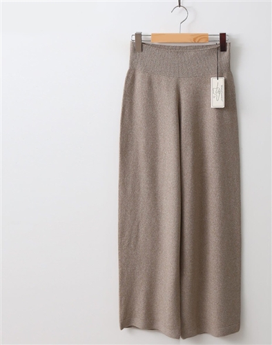 (Pre-Order) Knit Pants (Ivory/Black/Beige) (will ship within 1~2 weeks)