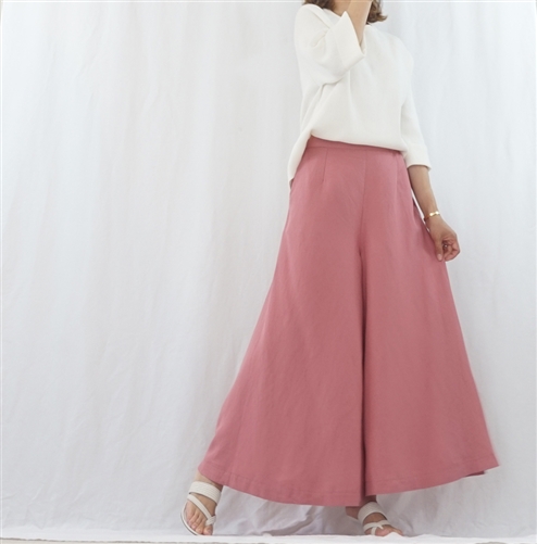 (Best; 2nd Reorder) IndiPink Linen Skirt Pants