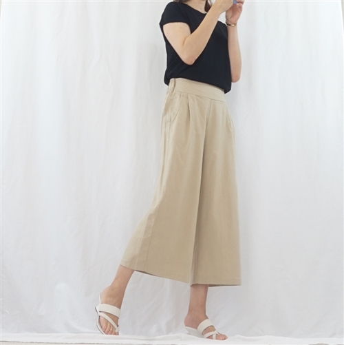 (Best; 3rd Reorder) Beige Skirt Pants (F)