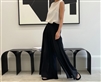 Black Cool Celine Wide Pants (will ship within 1~2 weeks)