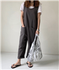Charcoal Jump Suit (will ship within 1~2 weeks)