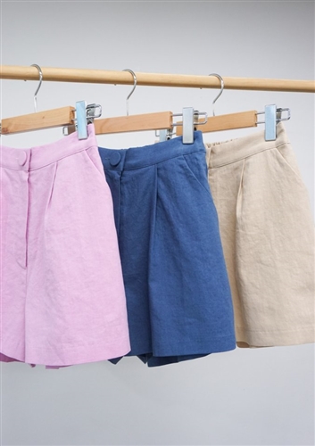 Balen Short Pants (Pink/Beige/Navy) (will ship within 1~2 weeks)