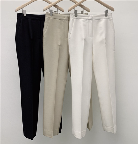 Yvs Silk Pants (S/M) (Ivory/Beige/Black) (will ship within 1~2 weeks)
