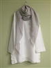 Beige Luxury Linen Scarf