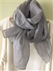 (Best; 3rd Reorder) Gray Linen Scarf