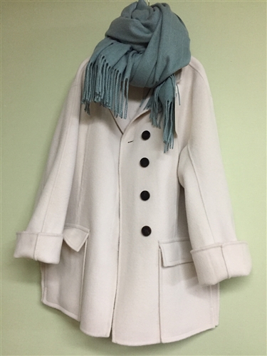 (Best; 3rd Reorder) Cashmere Scarf (Mint/Blue)