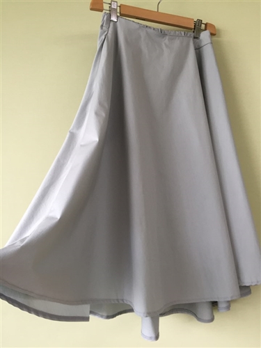 MintSkyBlue Coating Cotton Wrap Skirt