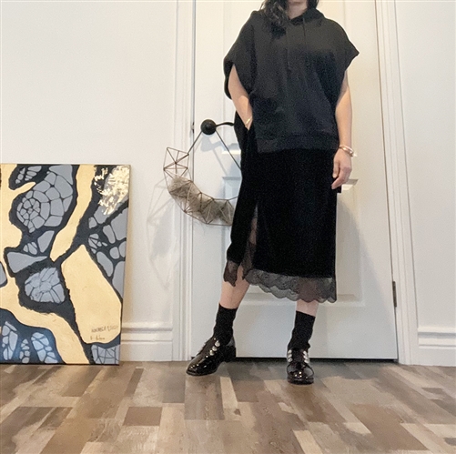 Black Lace Skirt (will ship within 1~2 weeks)