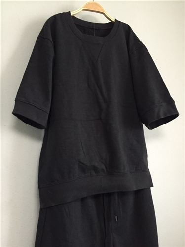 Charcoal Luxury Cotton Top