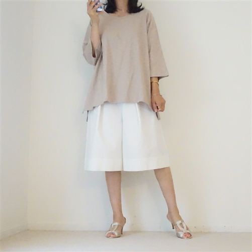 (Our Choice; New Color) Beige Clean Lux Cotton Top