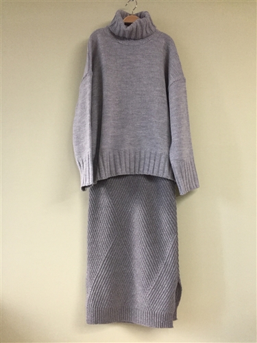 (Pre-Order) Gray Luxe Clean Knit (will ship within 1~2 weeks)