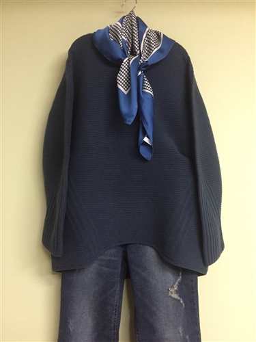 (Best; Back-Order; 2nd Reorder) Navy WholeGarment Knit (will ship within 1~2 weeks)