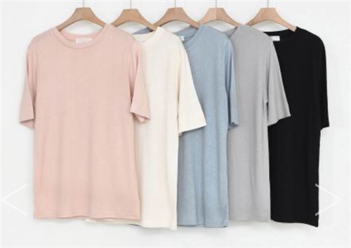 (Pre-Order) Clean Tencel Top (Pink/Ivory/SkyBlue/Gray/Black) (will ship within 1~2 weeks)