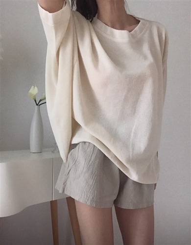 (Pre-Order) Ivory Summer Volume Knit  (will ship within 1~2 weeks)