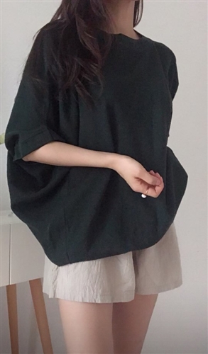 (Pre-Order) Deep Green Summer Volume Knit  (will ship within 1~2 weeks)