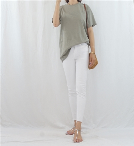 (Best; 2nd Reorder) Khaki Vintage Cotton Top