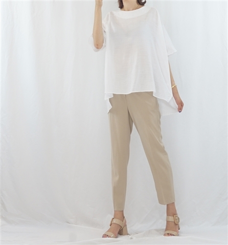 (Best; 2nd Reorder) White Linen Cotton Blouse