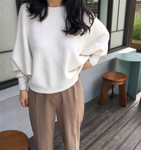 (~10/07) WholeGarment Wool 100 Knit (Brown/Ivory/Gray) (will ship within 1~2 weeks)