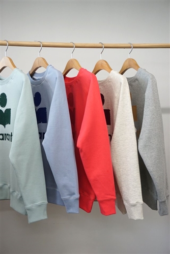 Man to Man Sweats (Mint/Blue/Pink/Oatmeal/Gray) (will ship within 1~2 weeks)