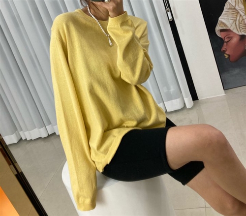 Spring Knit (Pink/Yellow) (will ship within 1~2 weeks)