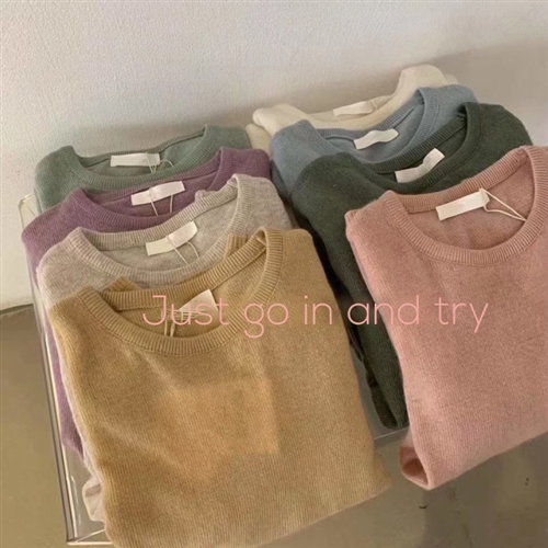 Pastel Knit (White/Oat/Mint/Purple/Yellow/Pink/Green/Sky) (will ship within 1~2 weeks)